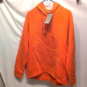 Women's Bench orange hoodie logo on front size small NWT